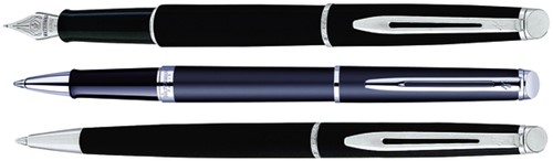 Vulpen Waterman Hémisphère matt black CT fijn-2