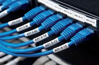 Labeltape Dymo Rhino industrieel krimpkous 12mm zwart op wit-2