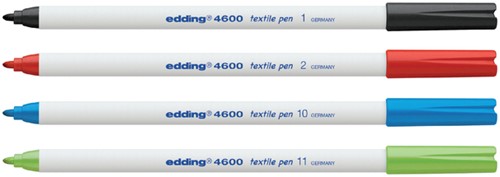 Textielmarker edding 4600 rond 1mm lichtblauw-2