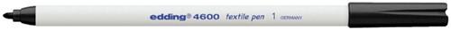 Textielmarker edding 4600 rond 1mm zwart