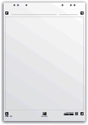 Flipoverpapier Oxford smart 650x980mm blanco 90 gram 20 vel