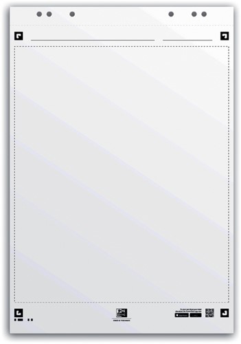Flipoverpapier Oxford smart 650x980mm blanco 90 gram 20 vel