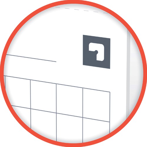 Flipoverpapier Oxford smart 650x980mm ruit 90 gram 20 vel-2