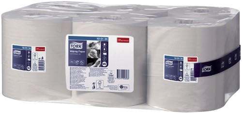 Poetspapier Tork M2 Advanced 1-laags 275m wit 100134-3