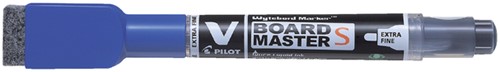 Whiteboardmarker Pilot met wisser rond extra fijn blauw