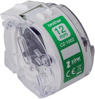 Etiket Brother CZ-1002 multifunctioneel 12mm 1 rol á 5m wit-2