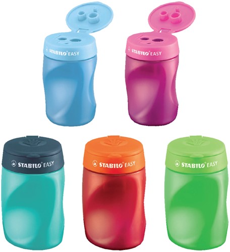 Puntenslijper STABILO Easy 4502 3 in 1 rechtshandig roze-2