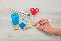 Viltstift edding 400 rond 1mm zwart blister à 1 stuk-1