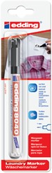 Wasgoedmarker edding 8040 rond 1mm zwart in blister