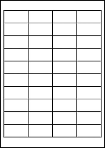 Etiket Avery Zweckform 4780 48.5x25.4mm wit 1000stuks-3