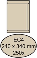 Envelop Quantore akte EC4 240x340mm cremekraft 250 stuks