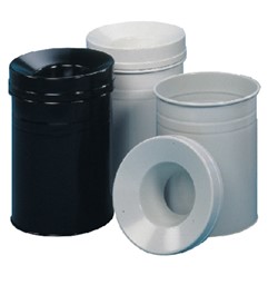 As-, papier- en afvalbakken