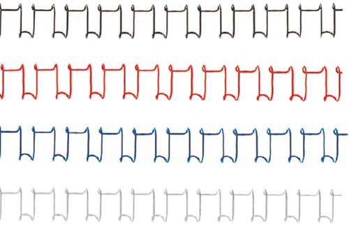 Draadrug GBC 9.5mm 34-rings A4 wit 100 stuks-2