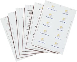 Badgekaart Durable 1455 bedrukbaar 54x90mm 200 stuks