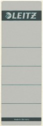 Rugetiket Leitz breed/kort 62x192mm zelfklevend grijs 10 stuks