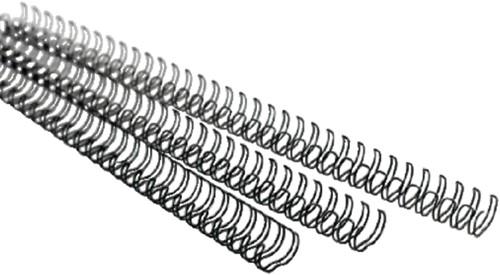 Draadrug GBC 6mm US/21rings A4 zilver 100 stuks-2