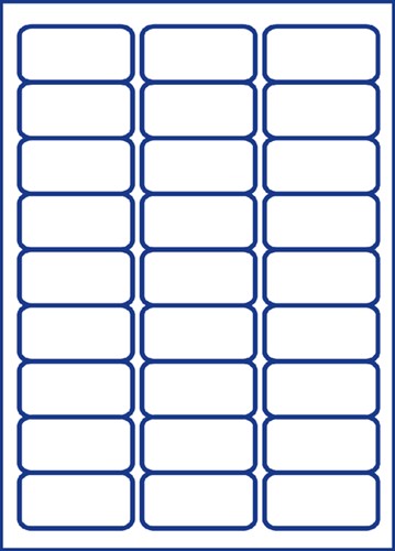 Etiket Avery L4737REV-25 63.5x29.6mm wit 675 etiketten-2