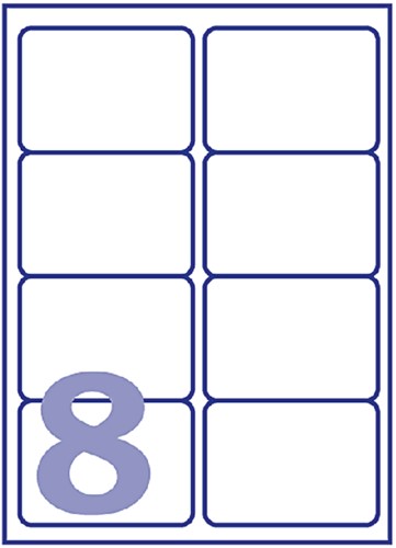 Etiket Avery L7165-40 99.1x67.7mm wit 320 stuks-2