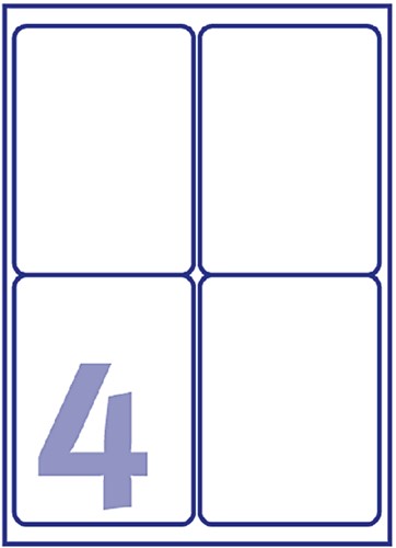 Etiket Avery J8169-10 99.1x139mm wit 40 stuks-2