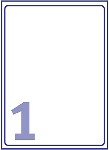 Etiket Avery J8167-10 199.6x289.1mm wit 10 stuks-2