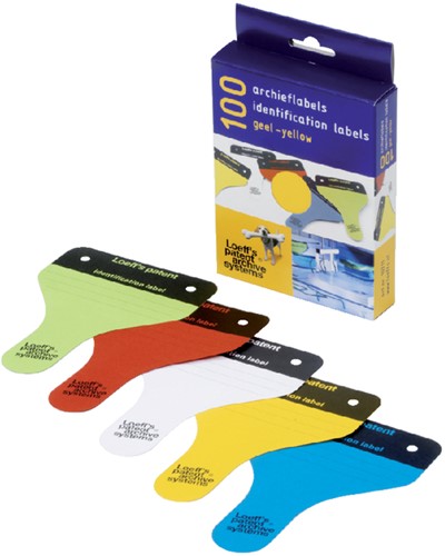 Archieflabel Loeff's karton groen 100 stuks-3