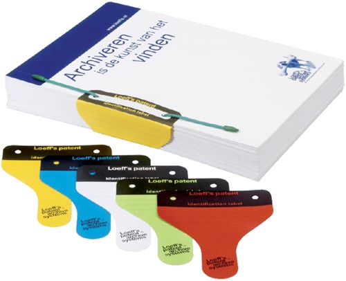 Archieflabel Loeff's karton groen 100 stuks-2