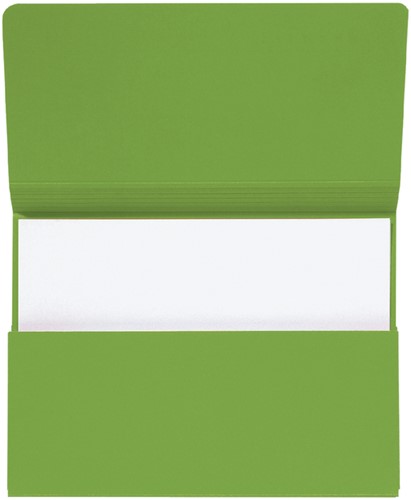 Pocketmap Secolor folio 100% gerecycled karton 250gr groen