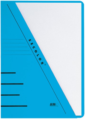 Insteekmap Djois Secolor A4 recycled 250gr  blauw 10 stuks