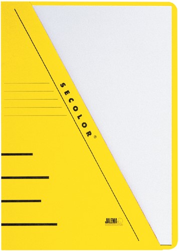 Insteekmap Djois Secolor A4 recycled 250gr geel