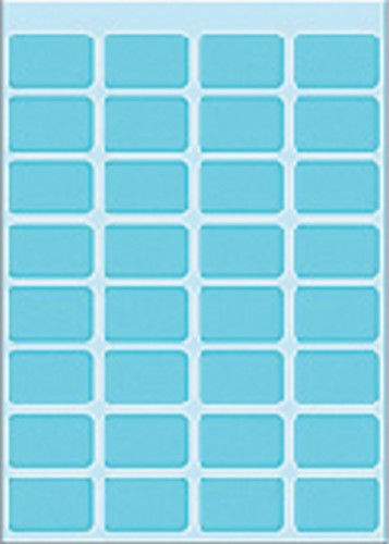 Etiket HERMA 3643 12x19mm blauw 160stuks