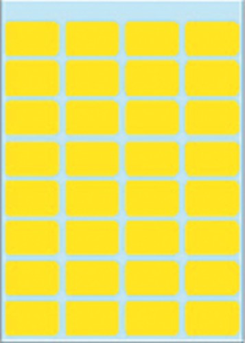 Etiket HERMA 3641 12x19mm geel 160 stuks