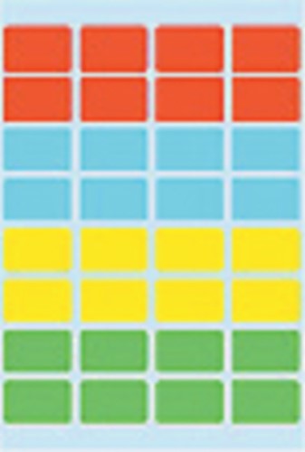 Etiket HERMA 3631 12x19mm assorti 160stuks