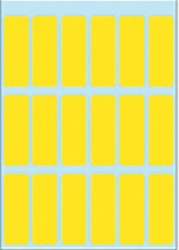 Etiket HERMA 3651 12x34mm geel 90 stuks