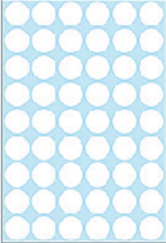 Etiket HERMA 2240 rond 16mm wit 1728stuks-3