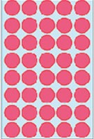 Etiket HERMA 2256 rond 19mm fluor rood 960stuks-3
