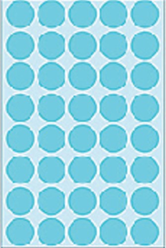 Etiket HERMA 2253 rond 19mm blauw 1280 stuks-3