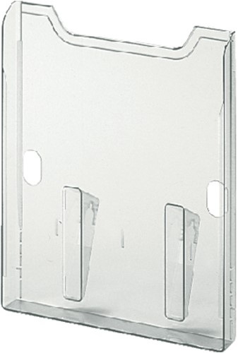 Wandelement Exacompta folderhouder A4 1-vak helder transparant