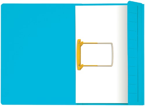 Combimap Secolor folio 1 klep recycled 250gr blauw-2