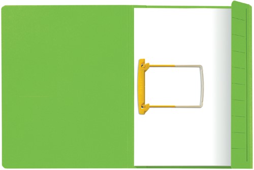 Clipmap Secolor A4 100% gerecycled karton 250gr groen verpakt per 10 stuks