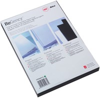 Voorblad GBC A4 chromo karton 250gr zwart 100 stuks-2