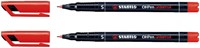 Viltstift STABILO OHpen 841/40 permanent rond superfijn rood