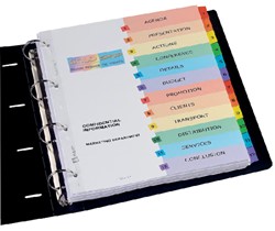 Tabbladen bedrukbaar