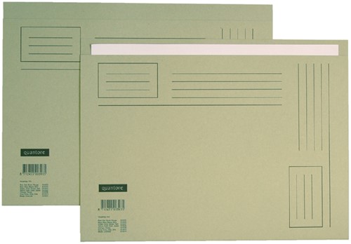 Vouwmap Quantore Folio ongelijke zijde 230gr grijs