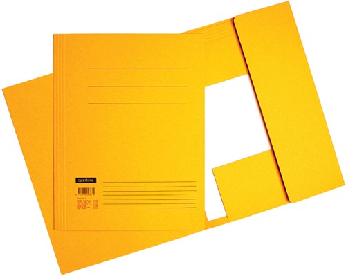 Dossiermap Quantore Folio 320gr geel