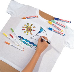 Viltstiften voor textiel