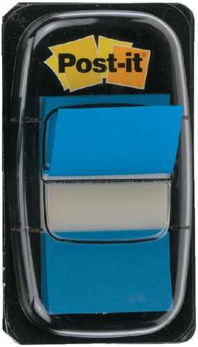 Indextabs 3M Post-it 680 25.4x43.2mm blauw