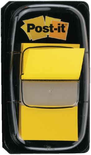 Indextabs 3M Post-it 680 25.4x43.2mm geel