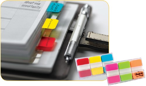 Indextabs Post-it 686GOT 25.4x38mm strong roze en groen 36 tabs-2