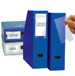 Etikethouders en insteekhoeken