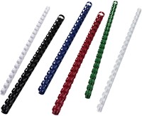 Bindrug GBC 8mm 21-rings A4 wit 100 stuks-1